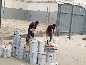 revêtement résine synthétique