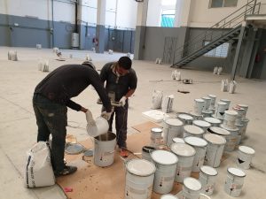 revêtement résine synthétique